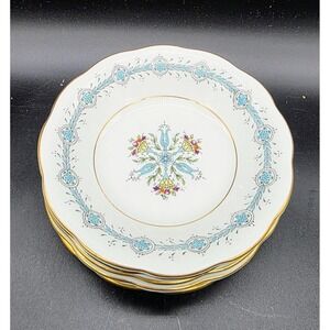 Set/6 Vintage Coalport Geneva 5" Dessert Berry Fruit Bowls Floral Flower